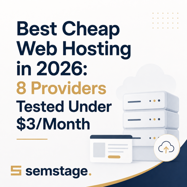 Best Cheap Web Hosting in 2026: 8 providers tested under $3/month